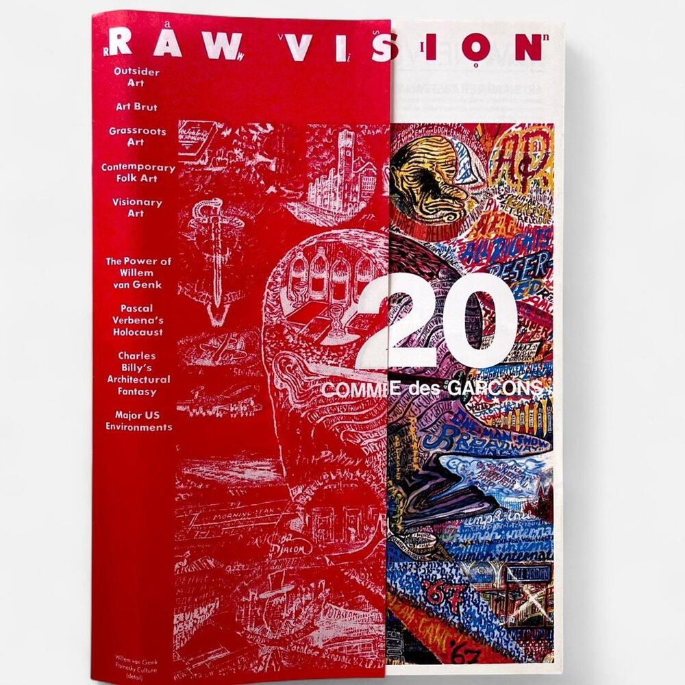Comme des Garçons Raw vision 20 FOLK ART catalog pamphlet